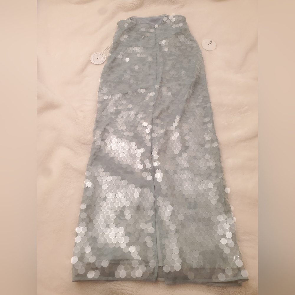 New STAUD Casey Dress Mist Size 2 - Picture 10 of 16